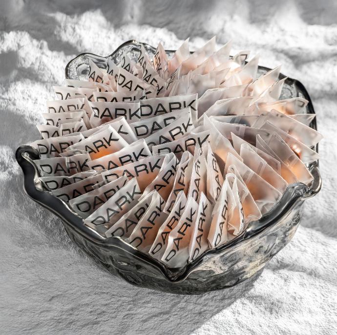 Assorted Mist Glass Tray (Small)