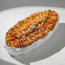 Caramel Waffle Crisp & Rahash Waffle Phoenix in Frosted Luxe Tray