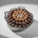 Coconut Mist & Praline Salted Dream in Mist Glass Tray (Small)