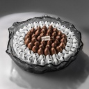Pecan & Fig in Mist Glass Tray (Big)
