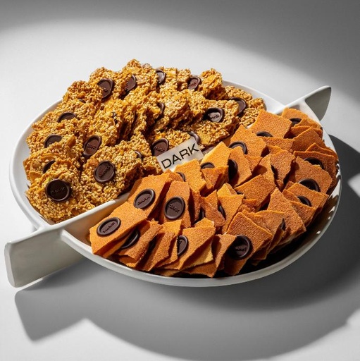 Caramel Waffle Crisp & Rahash Waffle Pheonix in Twin Tray