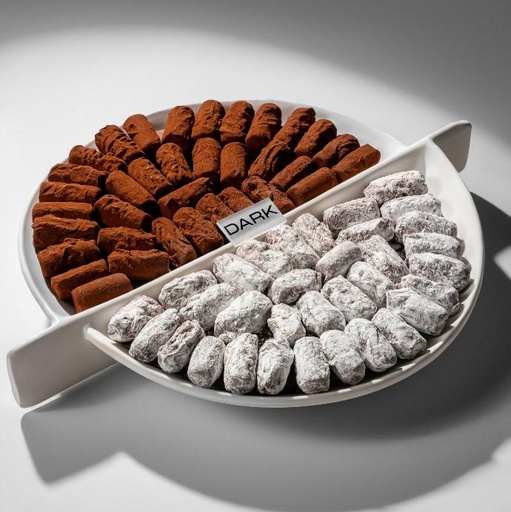 Espresso Essence & Truffle Dust Delight in Twin Tray