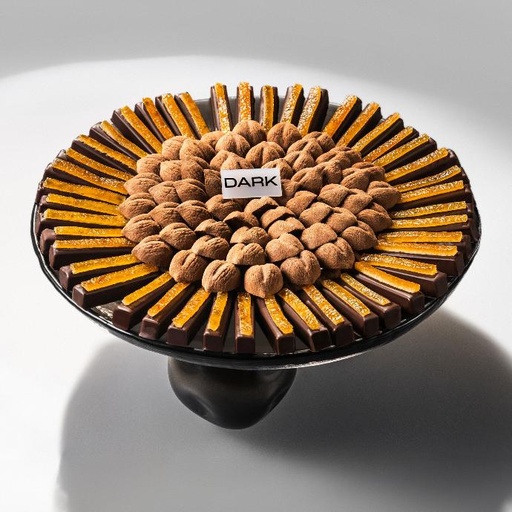 Velvet Orange Dream & Hazelnut Reverie in Black Pearl Tray