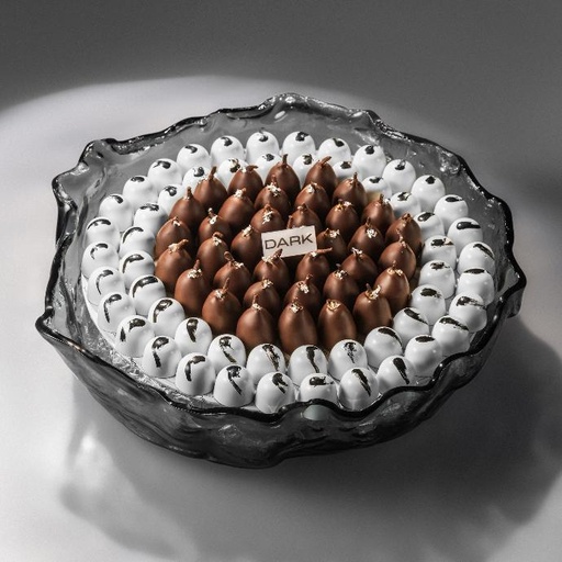 Pecan & Fig in Mist Glass Tray (Big)